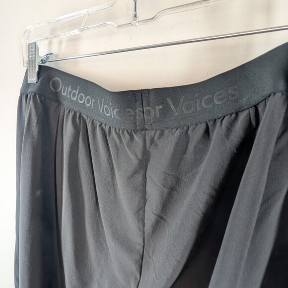 Outdoor Voices Black Joggers Size Large Minimalist Workout Casual Athletic - Picture 4 of 7